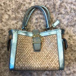 Woven Coach Purse